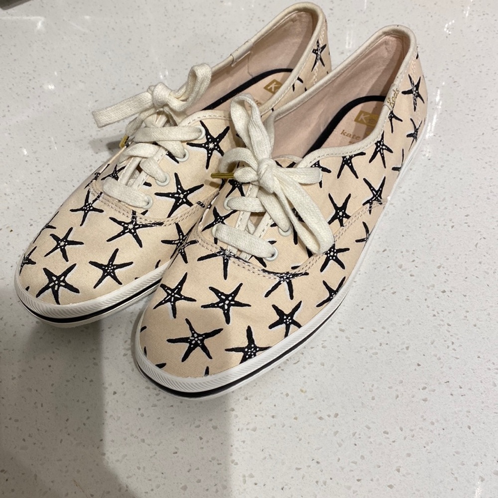 Brand new Kate Spade inspired Keds!! Limited light pink starfish size 8 NWOT